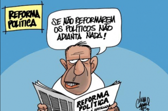 Charge: Ivan Cabral, Correio Braziliense