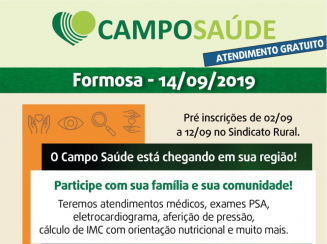 Divulgação: FAEG, SENAR-GO e Prefeitura Municipal de Formosa