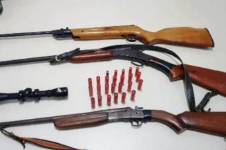 GEPATRI apreende armas utilizadas para caça de onças