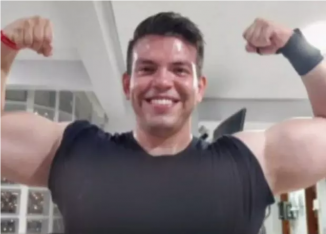 O personal trainer Murilo de Morais Segurado, 33 anos, que agrediu a namorada no Setor Eldorado, em Goiânia, foi denunciado por tentativa de homicídio. (Foto: Reprodução/ TV Anhanguera)