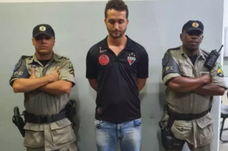 Torcedor do Atlético é preso por injúria racial (Foto: divulgação/PM)