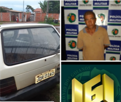 Acusado de furto de veículo foi preso no Bairro Formosinha