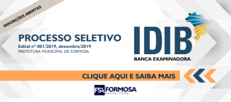 Prefeitura de Formosa abre processo seletivo com 1.089 vagas incluindo o cadastro de reserva