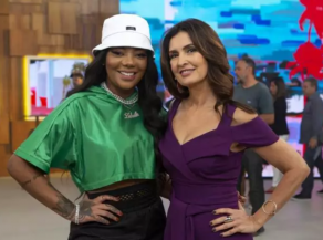 Político afirma que a apresentadora fez apologia à maconha ao receber a contara Ludmilla, que cantou a música 'Verdinha' no programa (Foto: Divulgação/TV Globo)