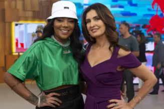 Político afirma que a apresentadora fez apologia à maconha ao receber a contara Ludmilla, que cantou a música 'Verdinha' no programa (Foto: Divulgação/TV Globo)