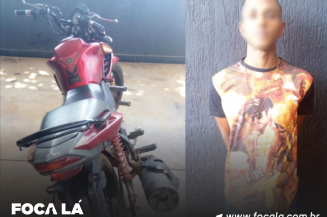 Acusado de roubar mototaxista é preso pela PM em Formosa; veja o vídeo