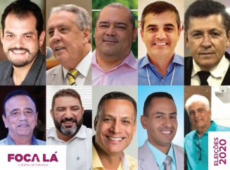 Prefeito Gustavo Marques, deputado Tião Caroço, vereador Wenner Patrick, Hernany Bueno, Ramos Somar, Heli Dourado, Rafael Saad, Maurício Faleiro, SD Caetano e Jorge Antonini