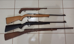 Polícia tira de circulação 5 armas de fogo em Formosa