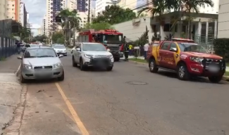 Mulher morre após pular do 32º andar com criança de sete meses, em Goiânia (Foto: Leitor/Mais Goiás)