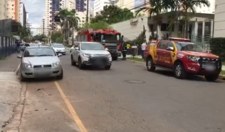 Mulher morre após pular do 32º andar com criança de sete meses, em Goiânia (Foto: Leitor/Mais Goiás)