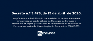 Foto: Reprodução Prefeitura Municipal de Formosa