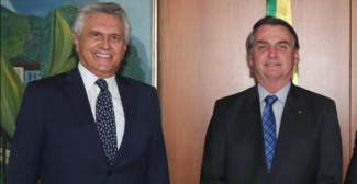 Reunião entre Caido e Bolsonaro nesta terça-feira (2/6). (Foto: Isac Nóbrega/Secom PR)