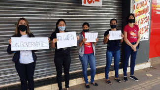 Comerciantes e colaboradores protestam no primeiro de lockdown em Formosa - Foto: Reprodução Redes Sociais