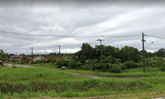 Avenida das Palmeiras, em Itanhaém (SP), onde o homem foi encontrado pela polícia — Foto: Reprodução