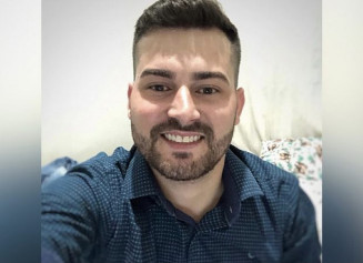 Eduardo Amorim, de 25 anos, morreu a tiros ao chegar em casa, em Caldas Novas, Goiás (Foto: Reprodução Redes Sociais)