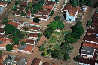 Vista aérea de Heitoraí. (Foto: Reprodução)