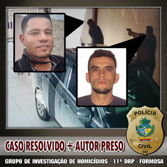 Gernandy do Carmo Moura, ex-marido da advogada e o suposto segurança,  Edson Mota Costa que foi assassinado pelo irmão de Gernandy