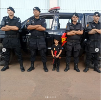 CPT realiza sonho de criança, ao comparecer em seu aniversário