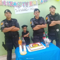 CPT realiza sonho de criança, ao comparecer em seu aniversário