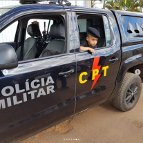 CPT realiza sonho de criança, ao comparecer em seu aniversário