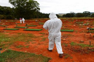 Goiás ultrapassou, no domingo (30), a marca de 17 mil óbitos por Covid-19, desde o início da pandemia. (Foto: Jucimar de Sousa/Mais Goiás)