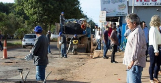 Operação Taba Buracos - Gestão Ernesto Roller |  Foto: Divulgação