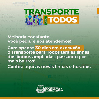 Foto: Reprodução Prefeitura de Formosa