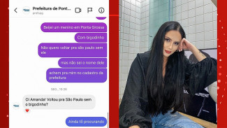 Paulista pediu ajuda à Prefeitura de Ponta Grossa para encontrar 'crush' — Foto: Reprodução/Instagram e Arquivo Pessoal