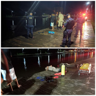 Vítima foi localizada minutos depois pelo Corpo de Bombeiros. Foto: Reprodução GM