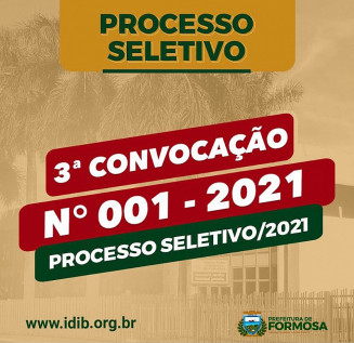 Arte: Assessoria de comunicação da Prefeitura Municipal de Formosa