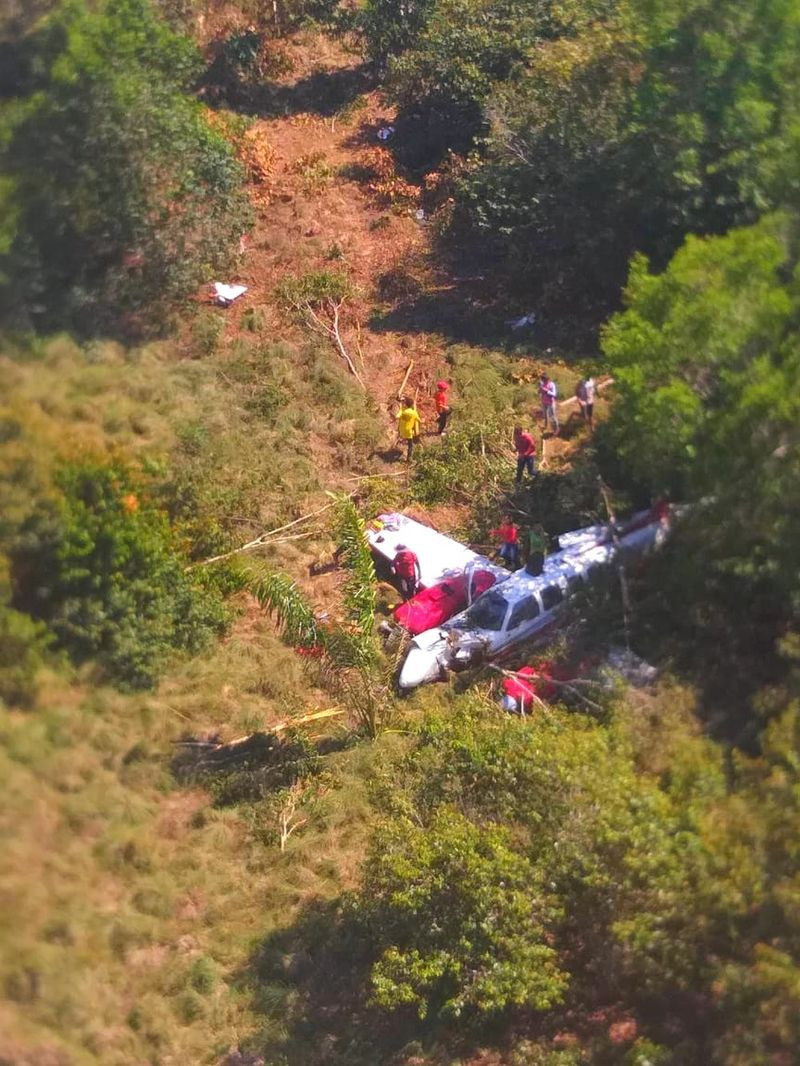 Acidente Aéreo em Autazes — Foto: Divulgação/PM